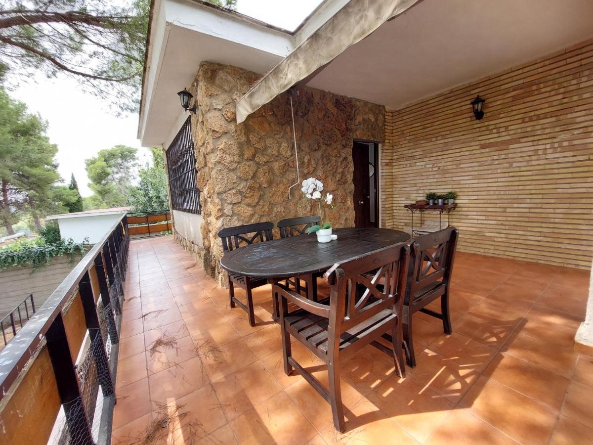 Chalet Rustico Con Piscina Y Barbacoa, Valencia トレント エクステリア 写真